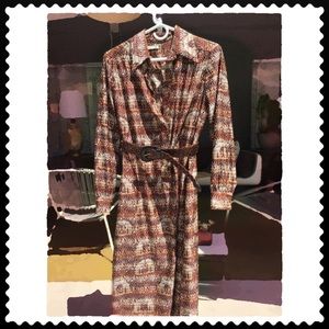 Vintage animal print dress